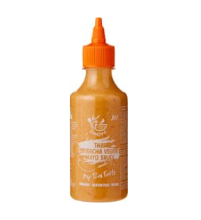 Sriracha mayonaise vegan van ONOFF, 6 x 260 ml Sriracha mayonaise vegan van ONOFF, 6 x 260 ml