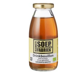 Drinkbouillon groente van Kleinstesoepfabriek, 6 x 245 ml