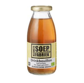 Drinkbouillon rund van Kleinstesoepfabriek, 6 x 245 ml