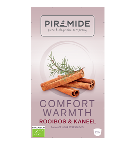 Thee Comfort Warmth van Piramide, 4 x 20 stk