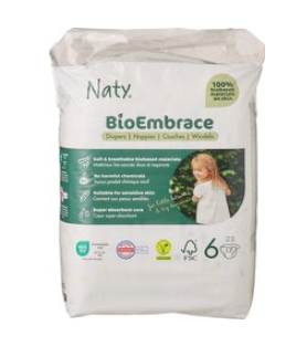 Luiers maat 6 (16+ kg) van Naty, 6 x 17 stk