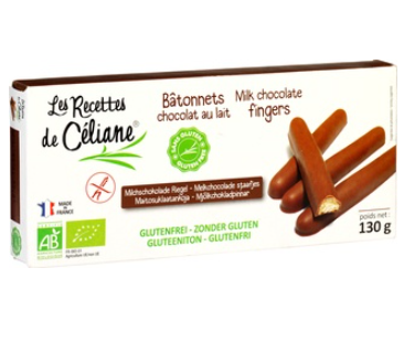 Chocolade sticks Melk van Céliane, 1 x 130 g