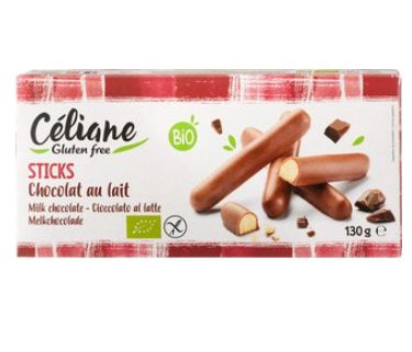 Chocolade sticks Melk van Céliane, 1 x 130 g