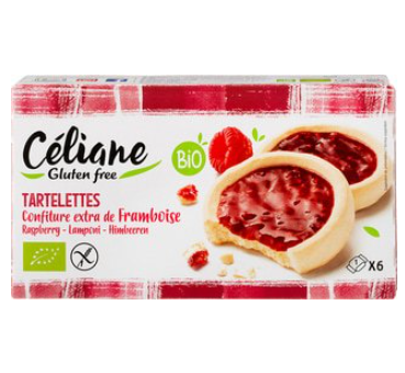 Tartelettes Frambozen van Céliane, 1 x 130 g