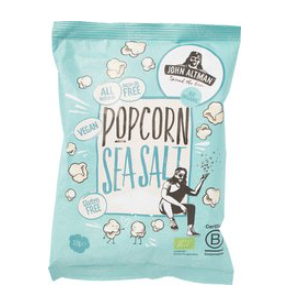 Popcorn Sea salt van John Altman, 8 x 22 g