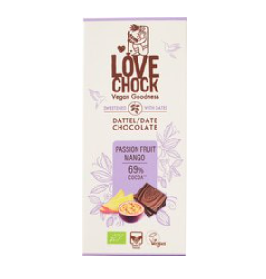 Pure chocolade passiefruit van Lovechock, 8 x 70 g