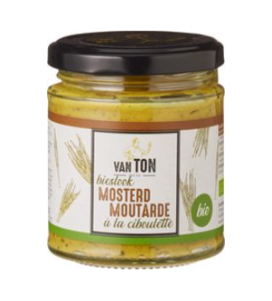 Mosterd bieslook van Van TON, 6 x 170 g