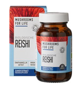 Reishi capsules van Mushrooms for life, 1 x 60 stk Reishi capsules van Mushrooms for life, 1 x 60 stk