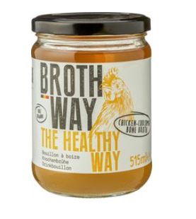 Drinkbouillon kip kurkuma van Brothway, 6 x 515 ml