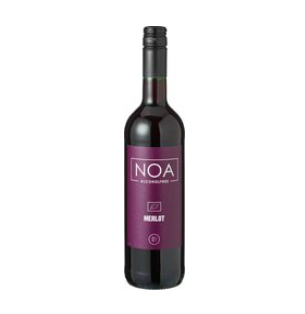 Rode wijn Merlot alcoholvrij van Noa, 6 x 750 ml