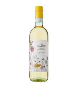 Witte wijn Grillo Chardonnay DOP Sicilia van Bel Campo, 6 x 750 ml