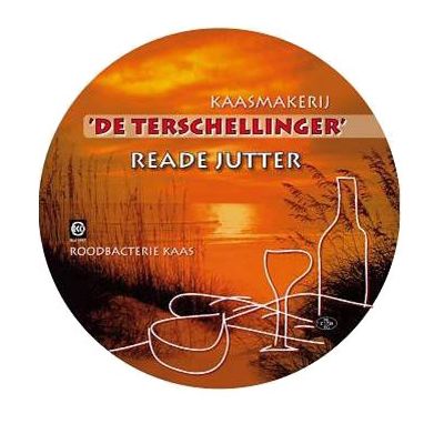 Rode jutter kaas 50+ van Terschellinger, ongeveer 1 x3,5 kg