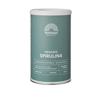 Spirulina poeder van Mattisson, 1 x 200 g