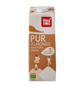 Amandeldrink pur van Lima, 8 x 1 Liter