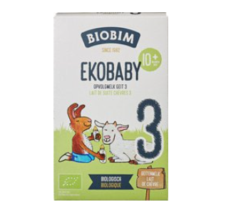 Ekobaby opvolgmelk geit 3 van Biobim, 4 x 400 g