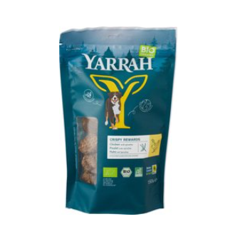 Hondensnacks crispy reward van Yarrah, 8 x 150 g