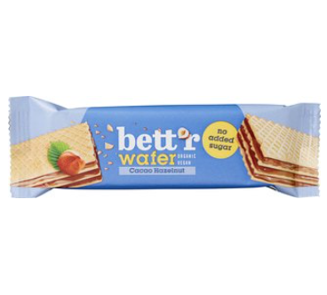 Wafel hazelnoot cacao van Bett`r, 20 x 30 g