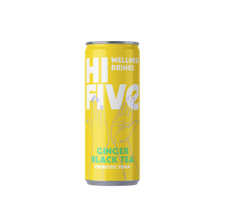 Frisdrank gember van Hi Five Excl.statiegeld, 12 x 250 ml