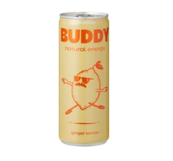 Energy drink focus citroen - gember van Buddy Excl. Statiegeld, 12 x 250 ml
