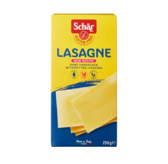 Lasagne glutenvrij van Dr. Schär, 6 x 250 g NIET BIO