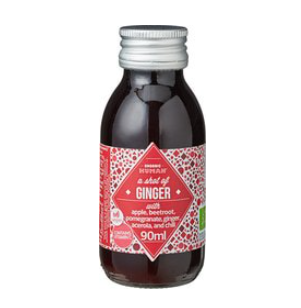 Shot gember van Organic Human, 12 x 90 ml