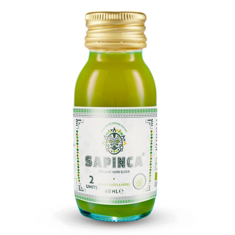 Shot herb elixir van Sapinca, 12 x 60 ml
