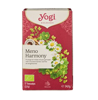 Kruidenthee menopauze harmonie van Yogi Tea, 6 x 17 builtjes