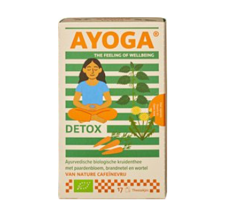 Kruidenthee detox van Ayoga, 6 x 17 builtjes