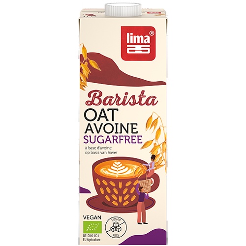 Barista haver suikervrij van Lima, 8 x 1 Liter