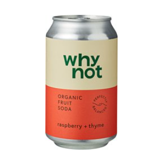 Frisdrank framboos tijm van Why Not Excl. Statiegeld, 12 x 330 ml