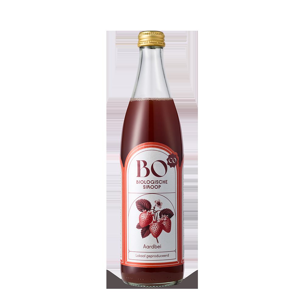 Siroop aardbei van Bo&Co, 6 x 500 ml