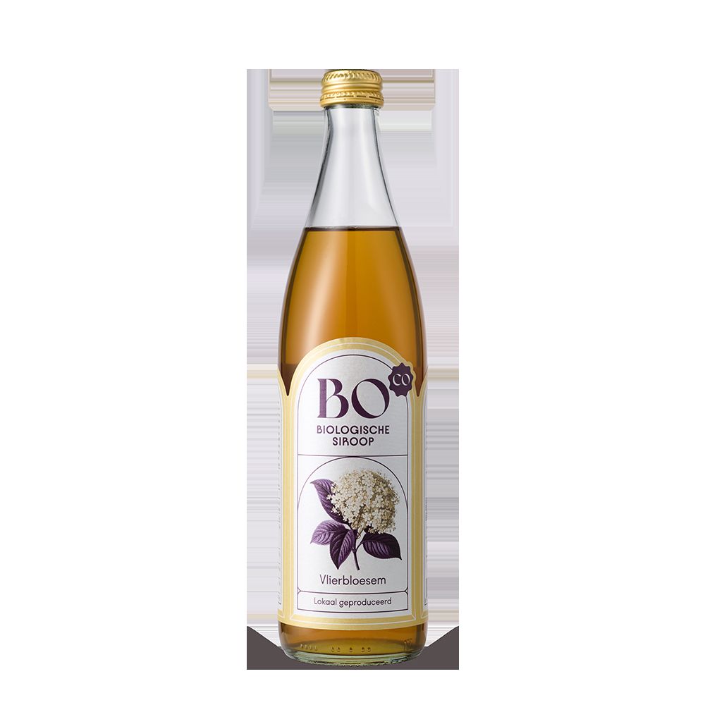 Siroop vlierbloesem van Bo&Co, 6 x 500 ml