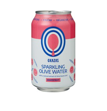 Bruisend olijf water grapefruit van Gkazas Excl. statiegeld, 12 x 330 ml