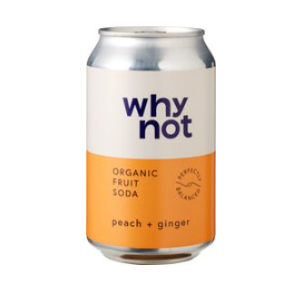 Frisdrank perzik gember van Why Not Excl.statiegeld, 12 x 330 ml