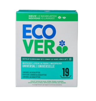 Waspoeder universeel van Ecover, 10 x 0,95 kg