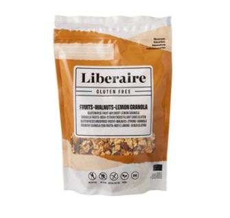 Granola fruit, walnoot + citroen glutenvrij van Liberaire, 6 x 330 g