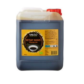 Ketjap manis van Yakso, 1 x 5 Liter