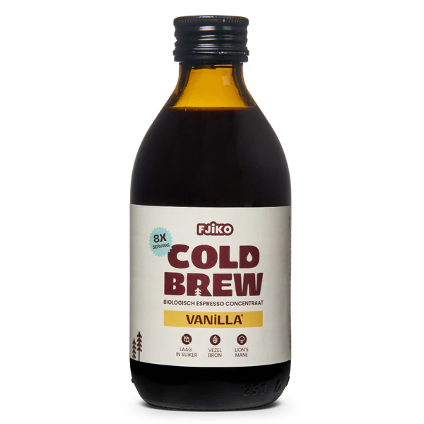 Cold brew  vanille van Fjiko, 12 x 250 ml