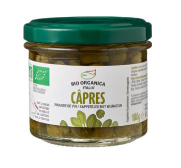 Kappertjes in azijn van Bio Organica Italia, 6 x 100 g
