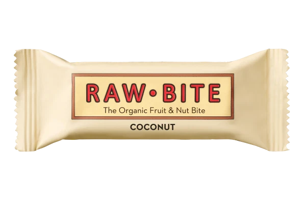 Fruit + nut bite  coconut van RAW.BITE, 12 x 50 g