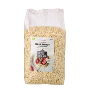 Havermout extra dun geplet van Meesters van de Halm, 4 x 800 g