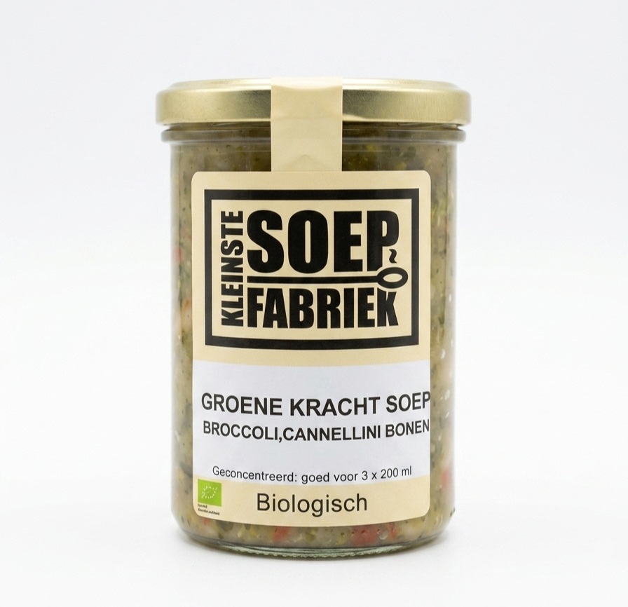 Soep groene kracht van Kleinstesoepfabriek, 6 x 400 ml