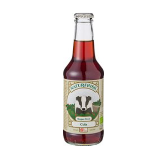 Cola sugarfree van Naturfrisk, 12 x 250 ml