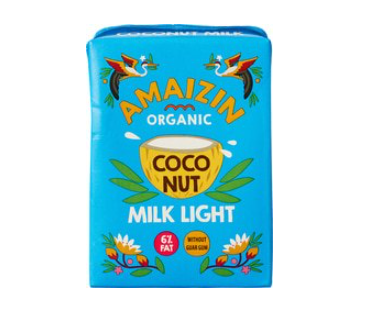 Kokosmelk light van Amaizin, 12 x 500 ml
