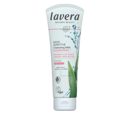 Reinigingsmelk sensitive van Lavera, 1 x 125 ml