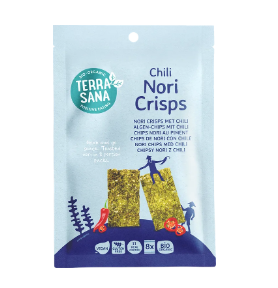 Nori crisps chili van TerraSana, 6 x 16 g