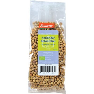 Koriander zaad van Het Blauwe Huis, 5 x 30 g