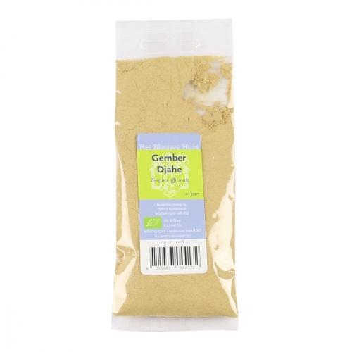 Gember poeder van Het Blauwe Huis, 5 x 30 g