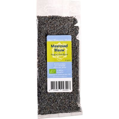Maanzaad blauw van Het Blauwe Huis, 5 x 60 g