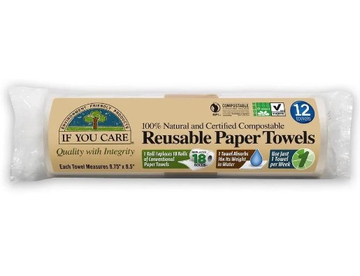 Keukenpapier herbruikbaar van If You Care, 1 x 12 stk